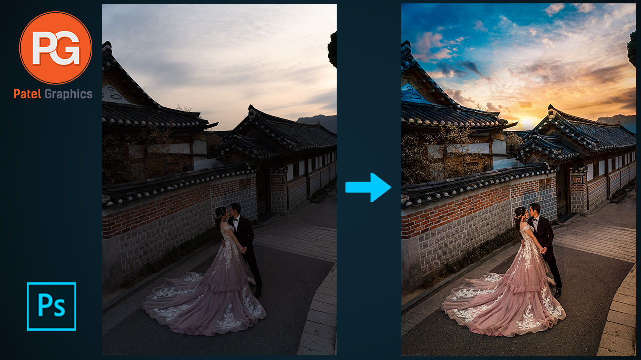 How To Edit Couple Photos In Photoshop Wedding Photo Editing Photoshop Tutorial Patel 3254